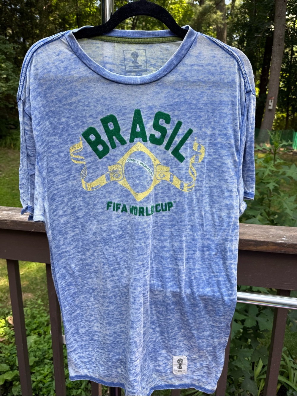 Brasil FIFA World Cup Short Sleeve Tee in Blue